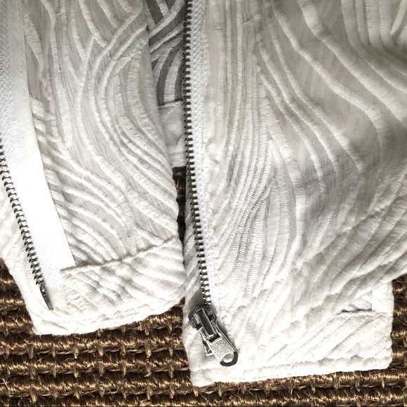 Club Monaco Silk Jacket with Cotton Embroidery - Picture 11 of 13